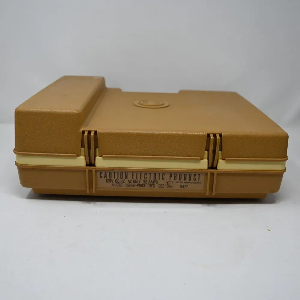 Vintage Fisher Price Record Player 825 Portable Turntable Tested